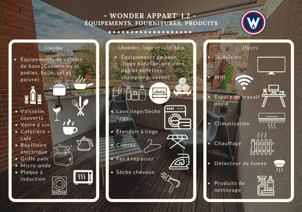 Wonder Appart' 1.2 - Coeur De Ville - トゥールーズ エクステリア 写真